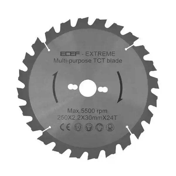 ECEF Seghe Circolari Multiuso Per Legno Metallo 350 Mm