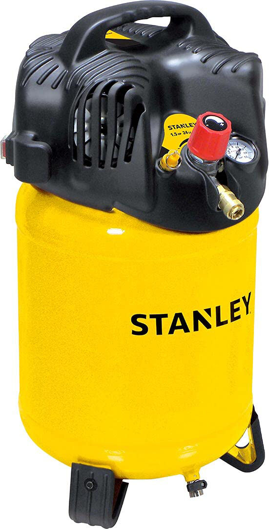 stanley dn200/10/24v compressore portatile d' aria compressa capacità 24 litri pressione 10 bar 230v - dn200/10/24v