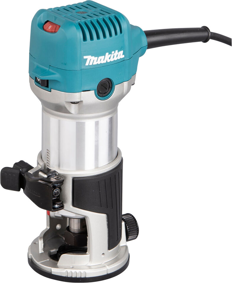 Makita Router  RT0702CX2J fresa verticale e tagliabordi Nero, Grigio, Colore foglia di tè 34000 Giri/min 710 W [RT0702CX2J]