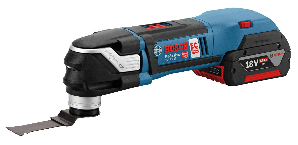 Bosch Cutter universale cordless  GOP 18V-28 Professional Ioni di Litio Nero, Blu, Rosso Senza batteria e senza caricabatteria [06018B6001]