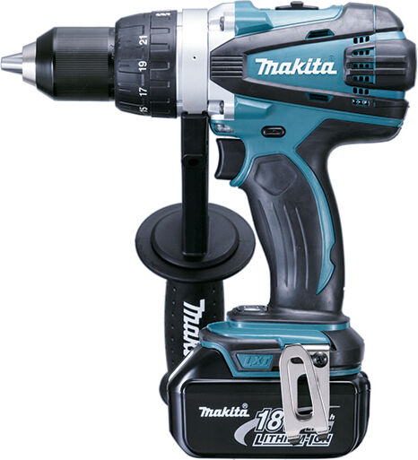 Makita DDF458RTJ trapano 2,3 kg Nero, Blu [DDF458RTJ]