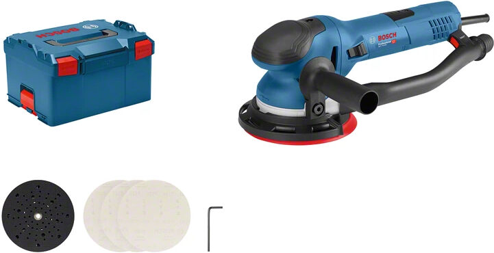 Bosch GET 75-150 Professional Levigatrice orbitale casuale 7300 Giri/min 14600 OPM Nero, Blu 750 W [0601257101]