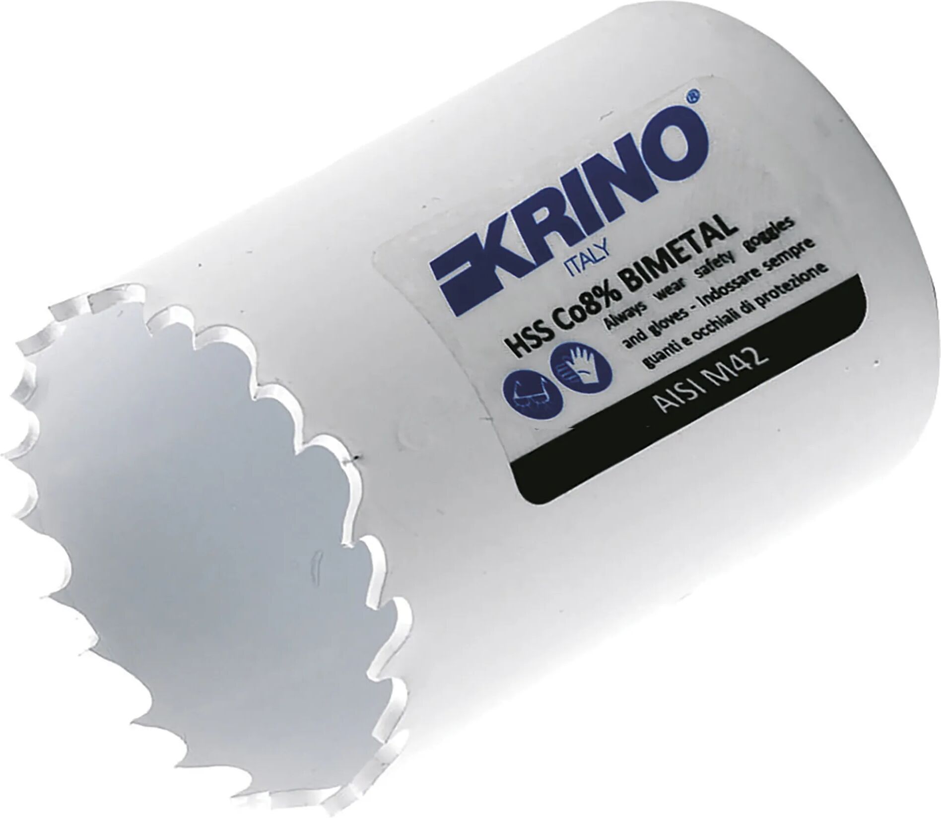 Krino FRESA A TAZZA  Ø 16 mm COBALTO 8% PER PLASTICA ACCIAIO GHISA E LEGNO TAGLIO FINO 1,5 mm