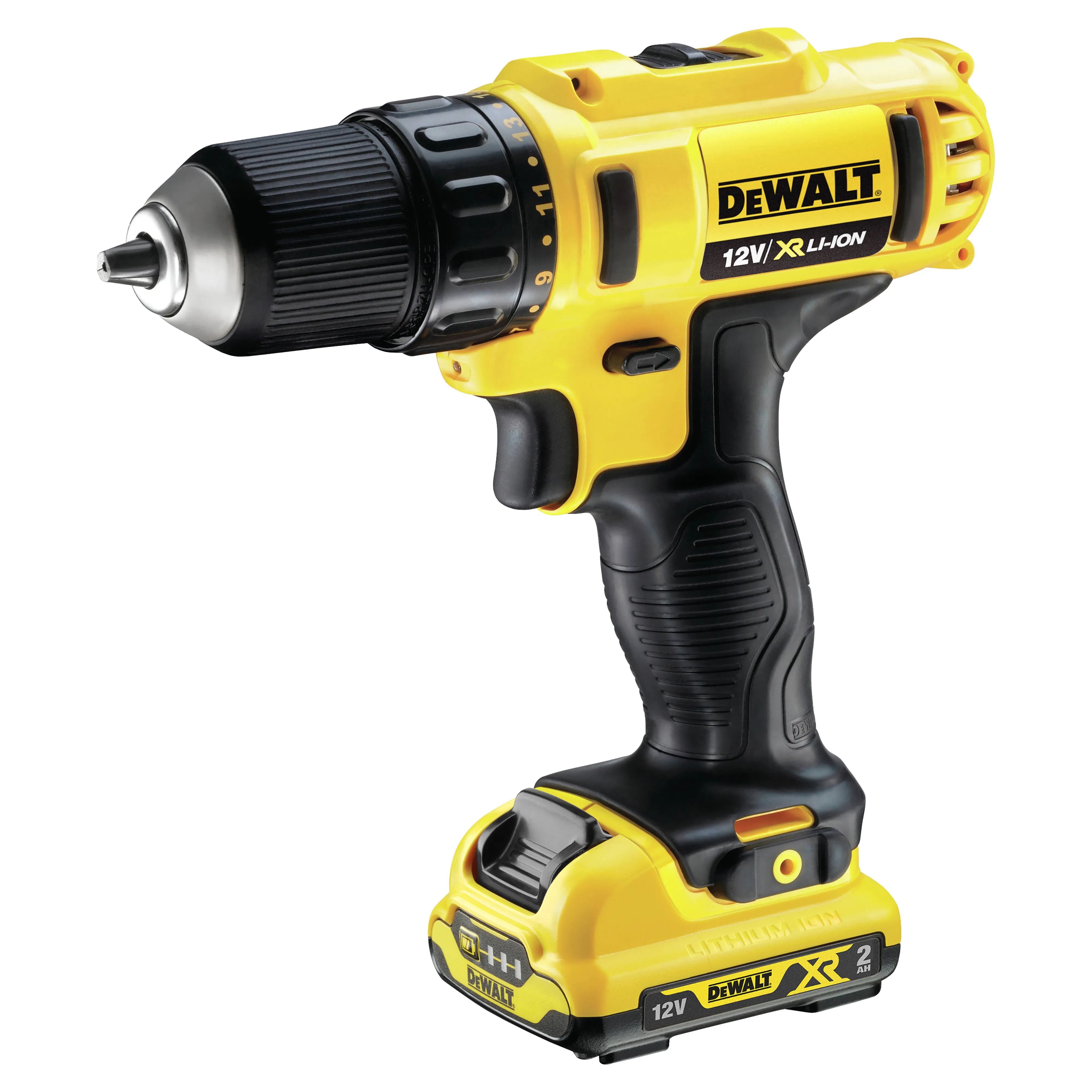 DeWalt TRAPANO AVVITATORE  12 V DCD710D2 2 BATTERIE LITIO 2 Ah PESO 1,1 kg