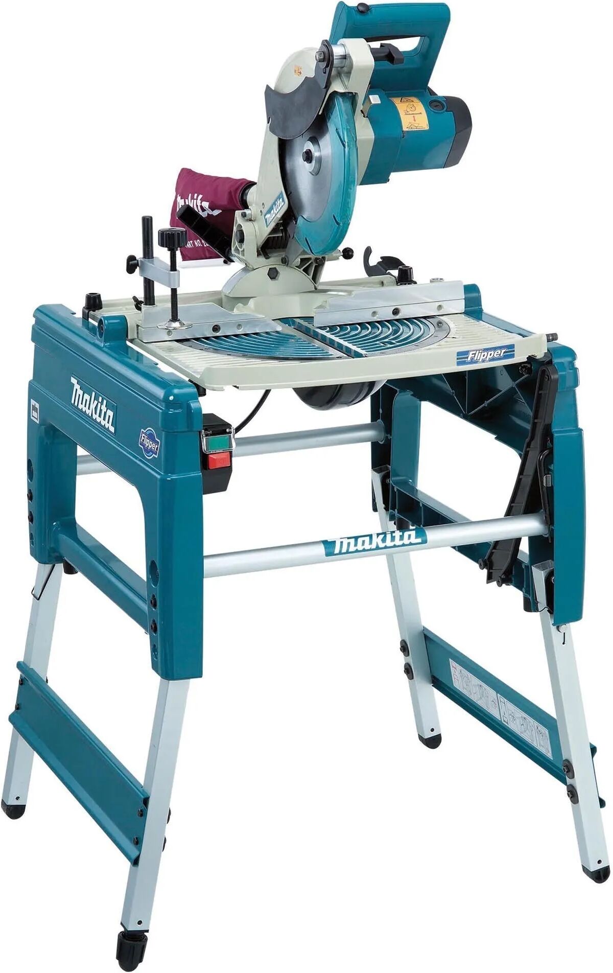 Makita TRONCATRICE COMBINATA  1650 W LF 1000 LAMA 260mm TAGLIO 90° 70 mm 45° 48 mm PESO 32 kg