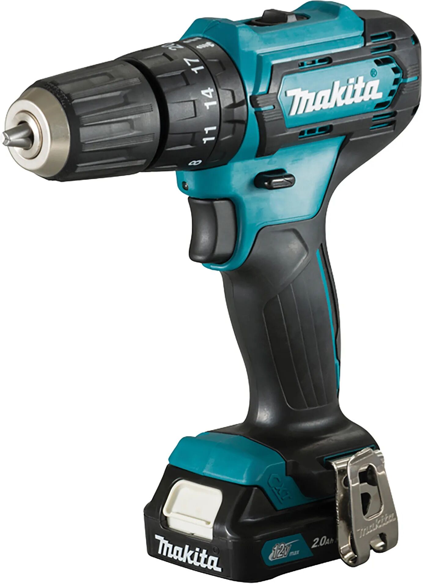 Makita TRAPANO BATTENTE  12 V HP333DSAJ 2 BATTERIE LITIO 2 Ah PESO 1,1 kg