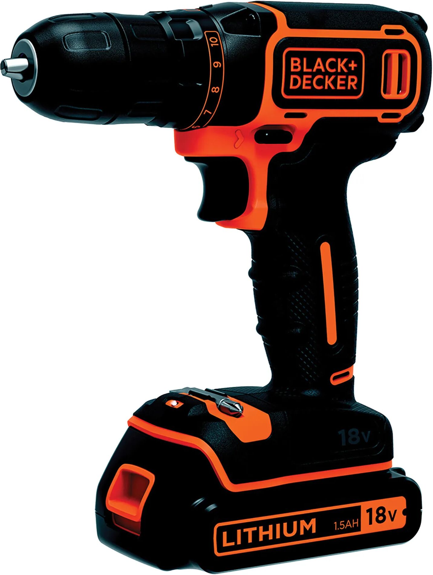 Black & Decker TRAPANO AVVITATORE B&D 18 V BDCDC18K-QW BATTERIA LITIO 1,5 Ah PESO 2,3 kg