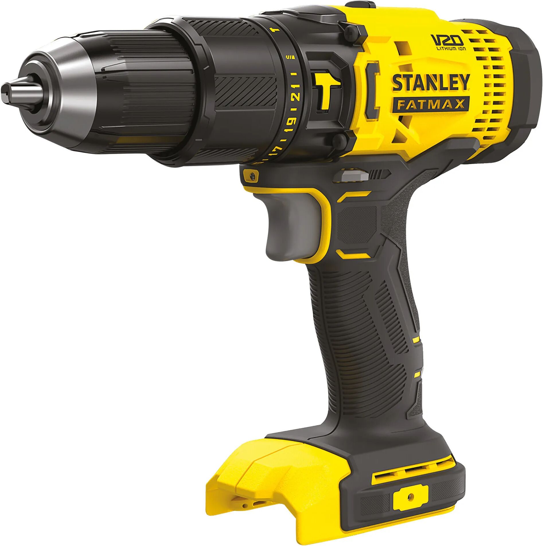 Stanley TRAPANO BATTENTE FATMAX 18 V SFMCD711DSA 2 BATTERIE LITIO 2 Ah SET 50 ACCESSORI IN VALIGETTA