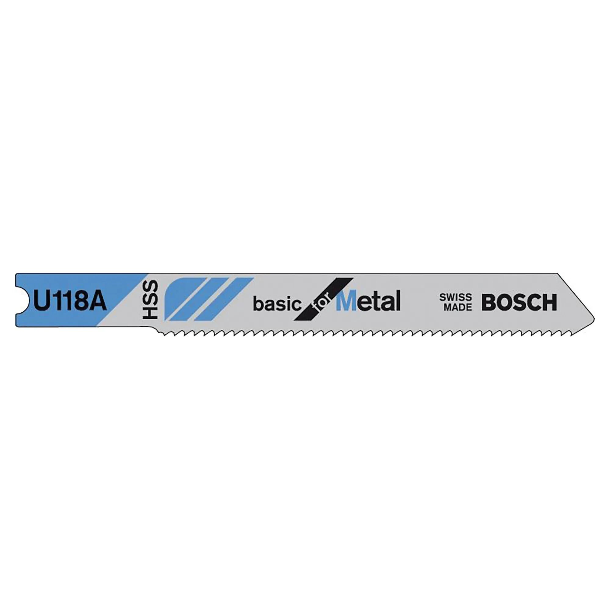 Bosch LAMA SEGHETTO 1,1-1,5x80 mm  HSS PER METALLO ONDULATA FRESATA ATTACCO A U
