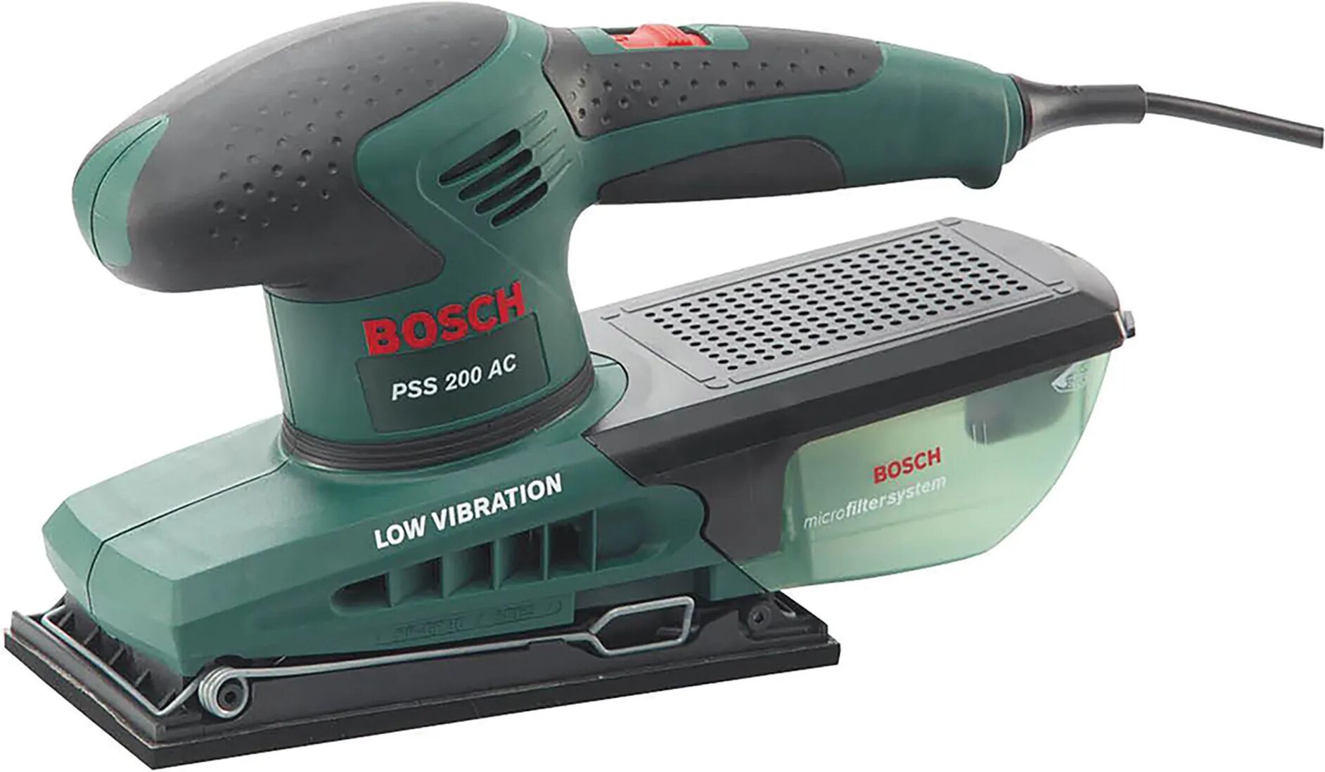 bosch levigatrice orbitale  200 w pss 200 ac 92x182 mm Ø orbite 2 mm