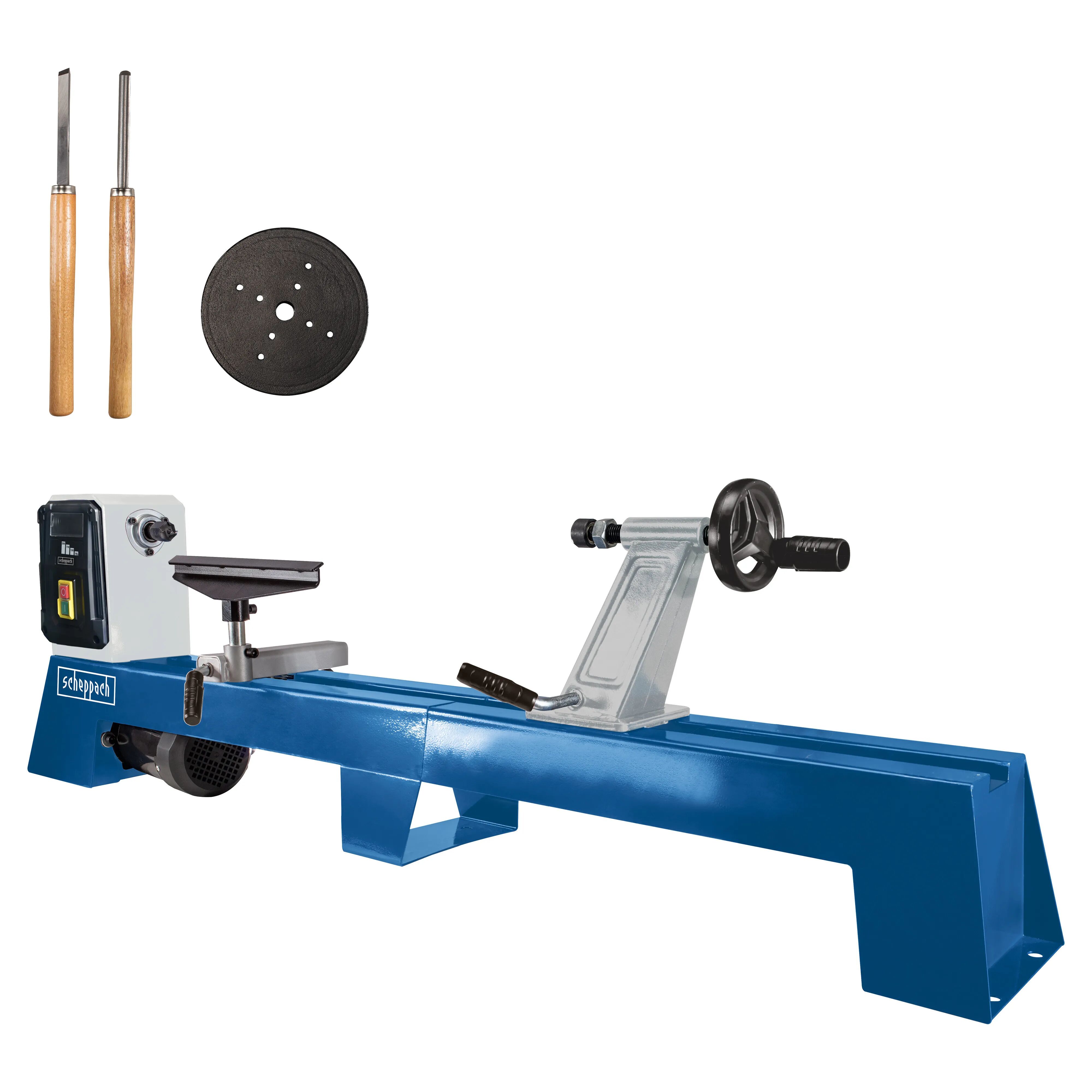 Scheppach TORNIO LEGNO 400 W  DM1100T M18 LARGHEZZA PUNTA 1000 mm Ø MAX 350 mm PESO 20 kg