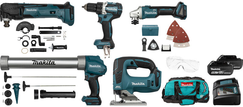 Makita DLX5040TX1 combopack 18V Li-ion