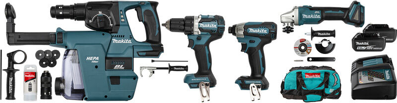 Makita DLX4155TX1 combopack 18V Li-ion