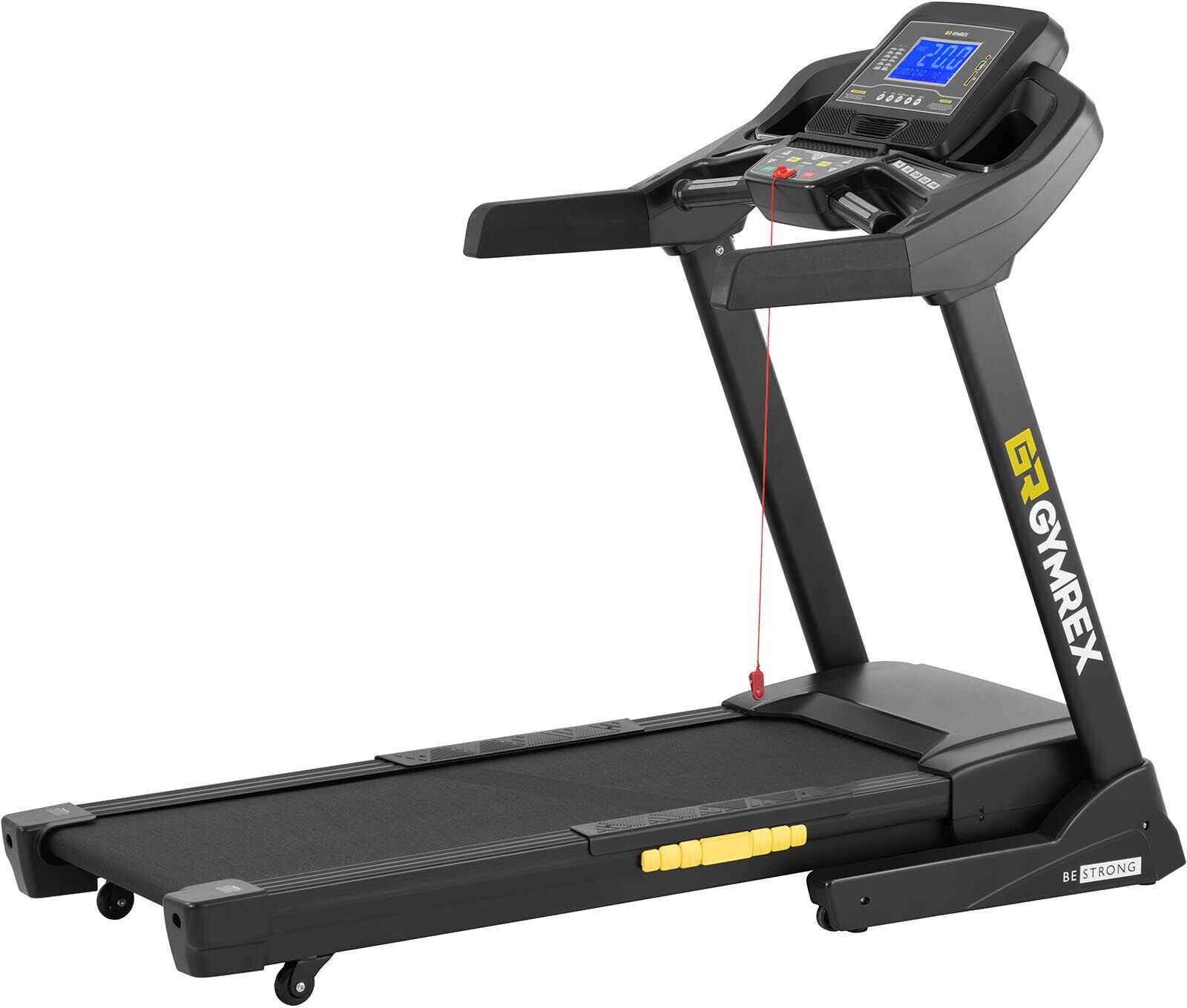 Gymrex loopband - opvouwbaar - 1837 W - 1 - 20 km / h - 150 kg - 12 programma's - ventilator GR-MG76