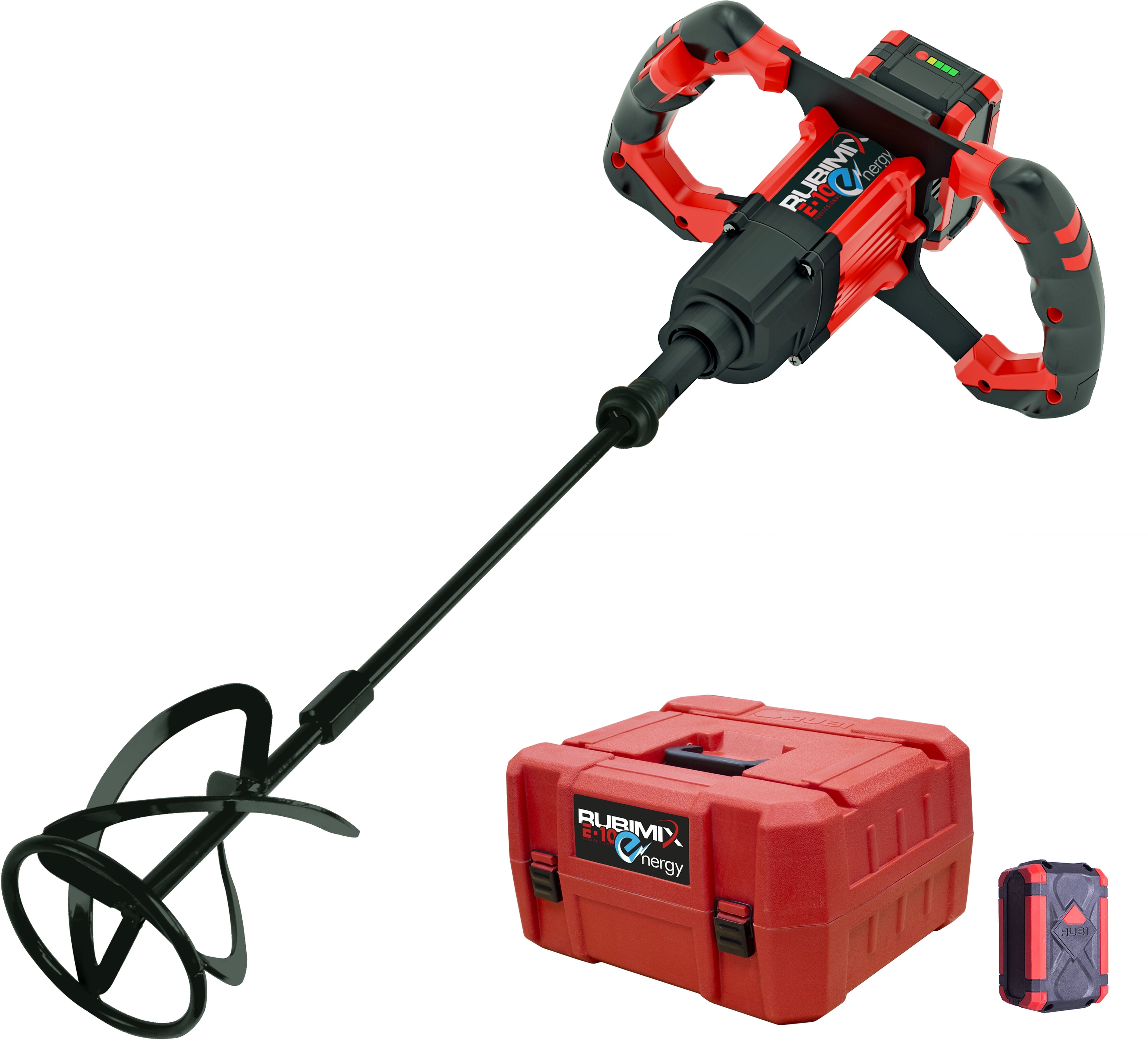 Rubi 26965 Rubimix E-10 Energy Accu Mixer 18 Volt in koffer