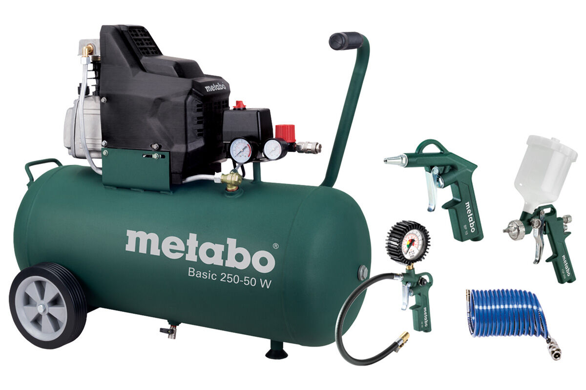 Metabo Basic 250-50 W OF SET Compressor 50Ltr