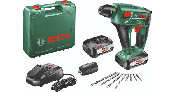 Bosch Groen 0603952327 Uneo Maxx Accu Boorhamer 18 Volt 2.5 Ah Li-ion