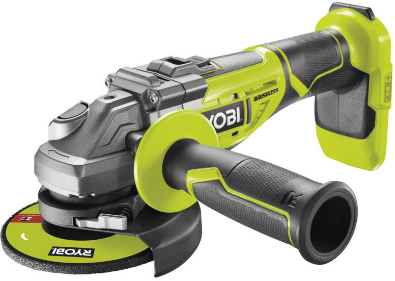 Ryobi R18AG7-0 Haakse slijper 125 mm 18 Volt excl. accu's en lader