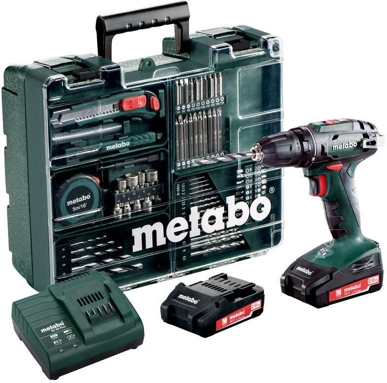 Metabo BS 18 Mobile Workshop Accu boorschroefmachine 18 Volt 2.0 AH Li-ion