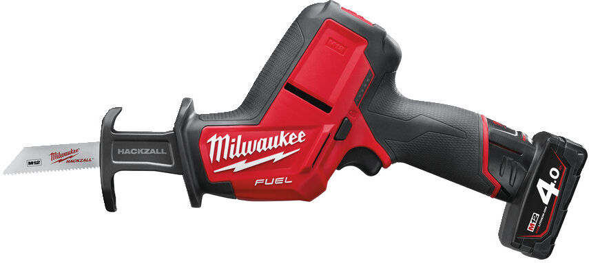 Milwaukee M12 CHZ-402C Accu Compact Reciprozaag 12V 4,0Ah Red Li-Ion