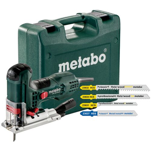 Metabo STE 100 QUICK SET Decoupeerzaag Incl. 20 Decoupeerzaagbladen In Koffer - 710W - T-greep - Variabel