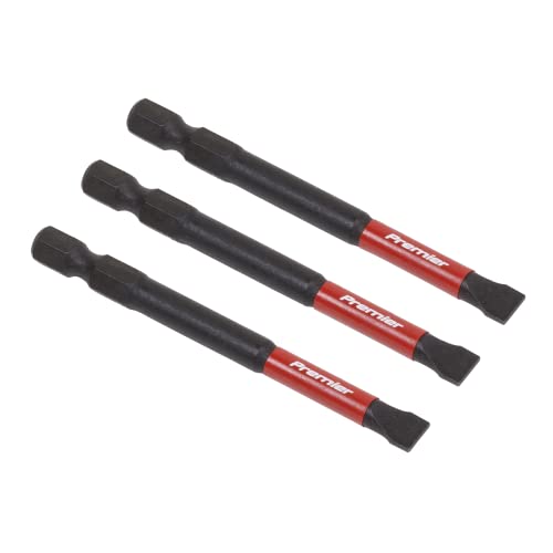 Sealey 3st 75mm sleufkop 6.5mm Impact Power Tool Bit Set AK8253