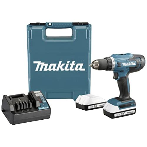 Makita DF488D002 Accuboormachine 18V 1.5Ah Li-Ion incl. 2e accu, incl. oplader, incl. koffer