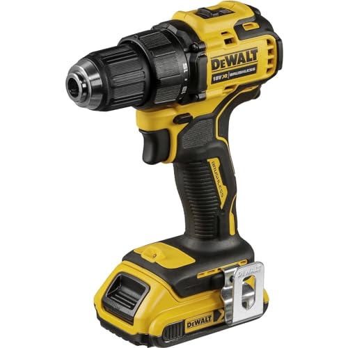 DeWalt DCD708D2T-QW accuschroefboormachine 18 V, 2 Ah, zwart/geel