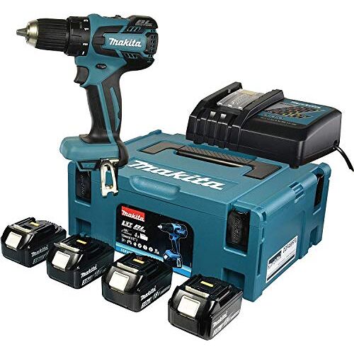 Makita Accuboormachine 180 V/met 4 x accu 3,0 Ah en oplader in Makpac, 1 stuk