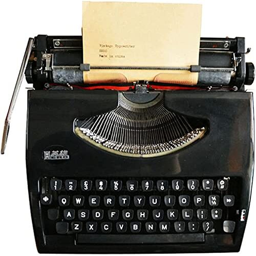 Tedkoo Retro Handmatig Schrijfmachine, Creatieve vintage typemachine, functionele vintage-geïnspireerde huisinrichting, geweldig voor brieven, creatief schrijven, knutselen, vrij schrijven.