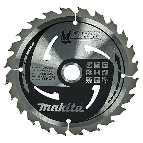 Makita B-32007 Mak-Force cirkelzaagblad, 165 mm voor hand- en tafelcirkelzagen