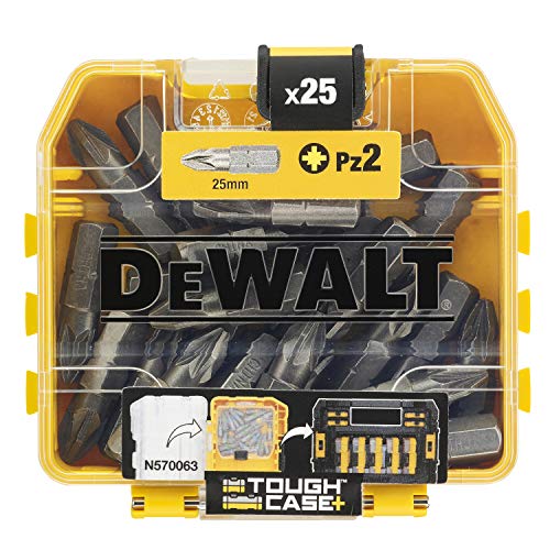 DeWalt DT71521-QZ accessoireset Toughcase – schroevendraaierbits – PZ2 25 mm x 25 – voor boorschroevendraaiers