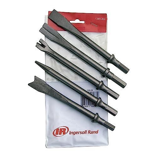 Ingersoll-Rand Ingersoll Rand Beitelset 116H-K5, Power Tools Accessoires, voor Pneumatische Hamer, 5 stuks