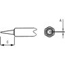 Weller NT 1 Soldeerpunt Ronde vorm Grootte soldeerpunt 0.25 mm Lengte soldeerpunt: 9 mm Inhoud: 1 stuk(s)