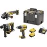 DEWALT DCK355P2T-QW Accu-schroefboormachine, Accu-boorhamer, Haakse accuslijper 18 V 5 Ah Li-ion Incl. accu, Incl. 2 accus, Incl. lader