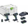 Festool TID 18 HPC 4,0 I-Set T18 18V Li-Ion Accu Combiset (2x 4,0Ah) In Systainer