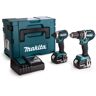 Makita DLX2180MJ 18V Li-Ion Accu Combiset In Mbox (2x 4,0Ah Accu)