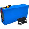 GeMeci 48V batterij, 24Ah elektrische batterij voor 200W 500W 750W1000W motor, elektrische batterij met oplader + BMS elektrische lithium-ionbatterij met oplader T, XT60 48V 24Ah,XT60