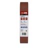 Woltersberger ® 10 stuks stoffen schuurriemen, Maat 50x686 mm, Korrelmaat P-100, Premium schuurbandschuurpapier