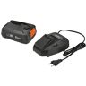 GARDENA starterkit P4A PBA 18V/45 2,5 Ah + AL 1830 CV: De starterkit bevat de  snellader AL 1830 CV en een 2,5 Ah  POWER FOR ALL-accu PBA 18 V/45 (14906-20)