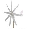 HUIZHITENGDA 3000W Wind Power Generator Kit, 12V-48V Wind Turbine Generator Kit 8 Blades Windgenerator Start Windsnelheid Geschikt Voor Patio Outdoor,12v