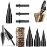 Amiweny Libiyi Easysplit Drill Bit,Dotmalls Easysplit Drill Bit,Sherem Easysplit Drill Bit 32mm/42mm/45mm,Sherem Easy Split Drill Bit for Wood Splitting (32MM)