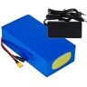 GeMeci 10AH 12AH 15AH 20AH 30AH batterij 24V 36V 48V batterij Lithium-ion elektrische batterij Lithium-ion batterij voor 200W 500W 800W 1000W PVC elektrische batterij Xt60, T-stekker 36V 15AH,XT60