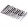 Hilitand 12pcs 50mm T5-T40 Long Torx Tournevis bits S2 acier 1/4 pouce hexagonale tige magnétique tournevis bits