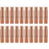 Yosoo Health Gear Welding Contact Tips 20Pcs Copper Contact Tip for 15AK MIG/MAG Welding Torch Consumables (0.8)