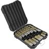 TopsTools 100 x  TT100TW 1 mm 10 mm Mix Size Titanium Coated HSS Twist Boren Opbergdoos Set voor Hout Plastic Koper Messing Compatibel met Bosch Dewalt Makita Milwaukee en vele anderen