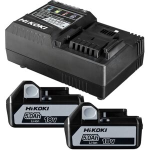 Hikoki Bor-Skrumaskiner Akku Batteripakke 2xbsl1850m/uc18ysl3, Shk-68020015