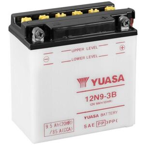 YUASA YUASA Konvensjonelt YUASA-batteri uten syrepakke - 12N9-3B Batteri uten syrepakke 135 mm