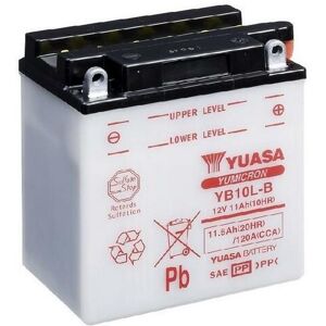 YUASA YUASA Konvensjonelt YUASA-batteri uten syrepakke - YB10L-B Batteri uten syrepakke 135 mm