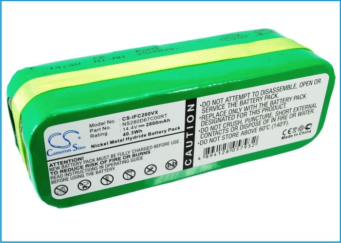 Altitec Batteri til Infinuvo CleanMate QQ1 14.4V 2800mAh NS280D67C00RT